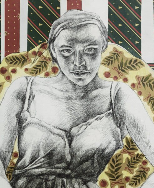 02-Morning-sunshine1-oil-painting-on-canvas-cut-paper-50-×-65-cm-2025