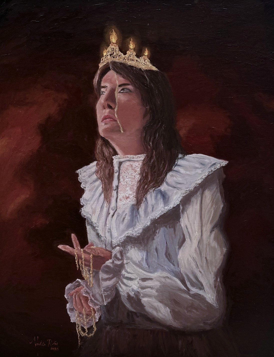 AUTORRETRATO.-QUI-TOTUM-VULT-TOTUM-PERDIT