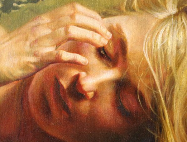 JolandaRichter_Lux-Aeterna_Oil-on-canvas_70x70cm_2025_detail